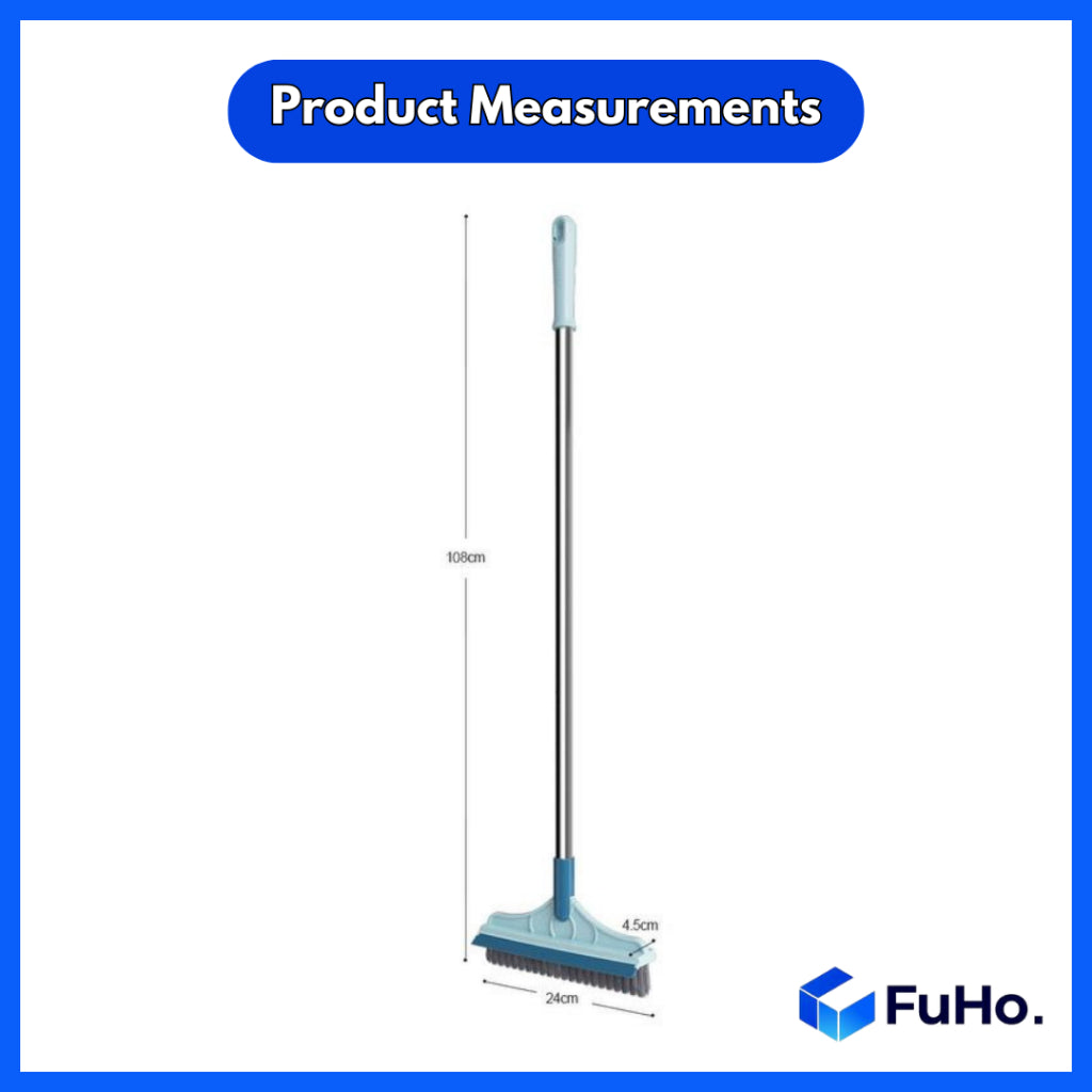 🇸🇬READY STOCK🇸🇬 FuHo 2 in 1 Scrapper with Brush | Toilet Brush | Floor Scrapper | Scrapper with Brush | (TL0053)
