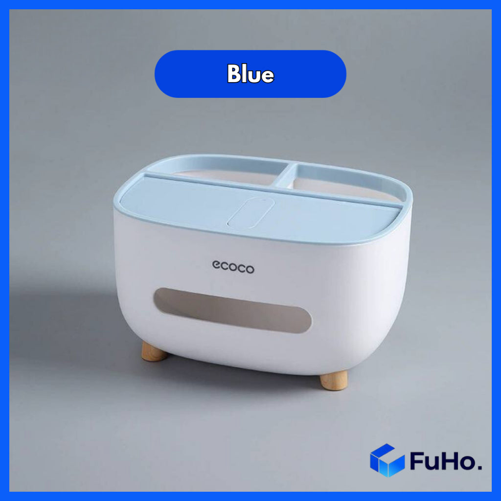 Fuho Desk Organiser | Tissue Box Storage | Remote Control Organiser | Bedroom Organiser | Storage Organiser (HL0233)