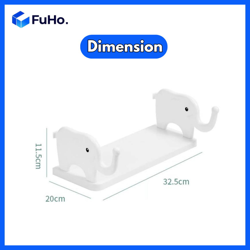 🇸🇬READY STOCK🇸🇬 Fuho Elephant Toilet Rack | Facial Rack | Table Rack | Bathroom Rack | Kitchen Rack | (HL0241)
