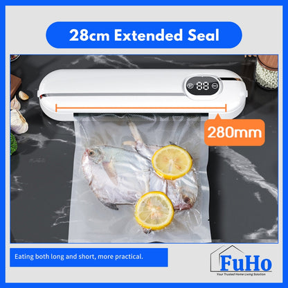 🇸🇬READY STOCK🇸🇬 FuHo Vacuum Sealer | Food Vacuum | Vacuum Pack | Vacuum Bag | Cling Wrap | Food Storage | (HL0308)