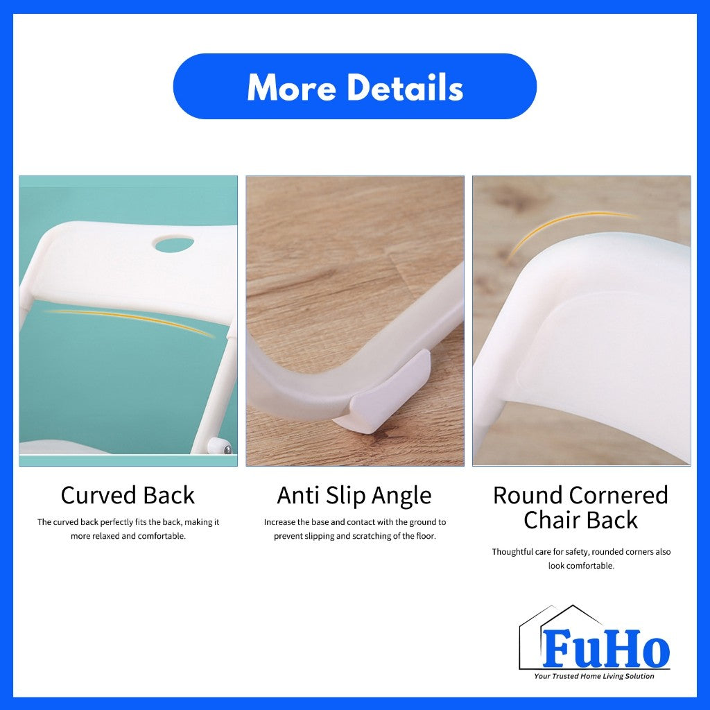 🇸🇬READY STOCK🇸🇬 FuHo Foldable Chair | Stool | Foldable Stool | Plastic Chair | Benches | Portable Chair | (HL0303)