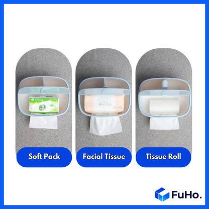 Fuho Desk Organiser | Tissue Box Storage | Remote Control Organiser | Bedroom Organiser | Storage Organiser (HL0233)