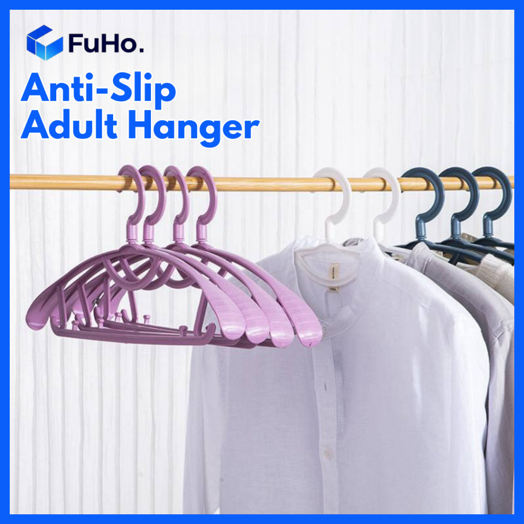 (1pcs) GripGuard Adult Hanger | Hanger with Pegs | Clothes Hanger | Antislip Hanger | Kids Hanger | Hanger (HL0238)