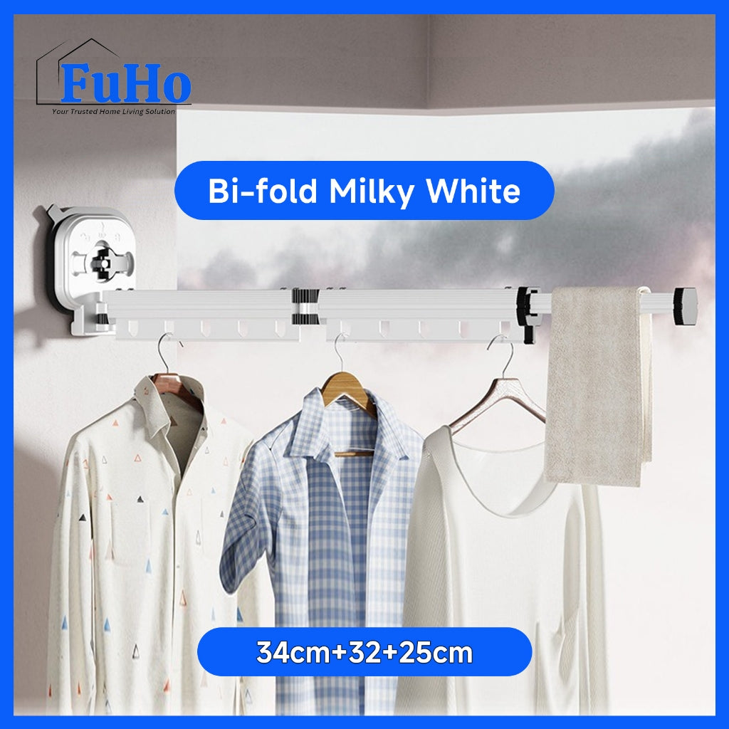 🇸🇬READY STOCK🇸🇬 FuHo Balcony Folding Rack | Drying Rack | Movable Rack | Laundry Rack | Foldable Laundry Rack | (HL0311)