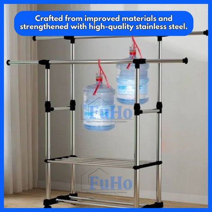 🇸🇬READY STOCK🇸🇬 Fuho Laundry Rack | Clothes Rack | Drying Rack | Drying Clothes Rack | Laundry Basket | (HL0301)