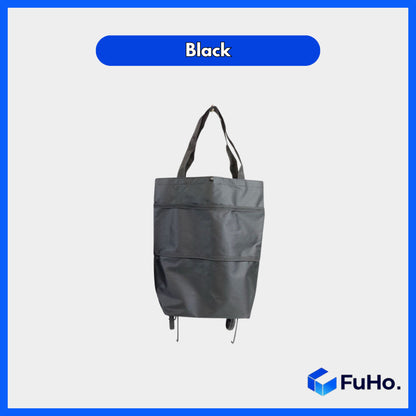 🇸🇬READY STOCK🇸🇬 Fuho Fabric Foldable Trolley | Market Trolley | Supermarket Trolley | Portable Trolley (HL0240)