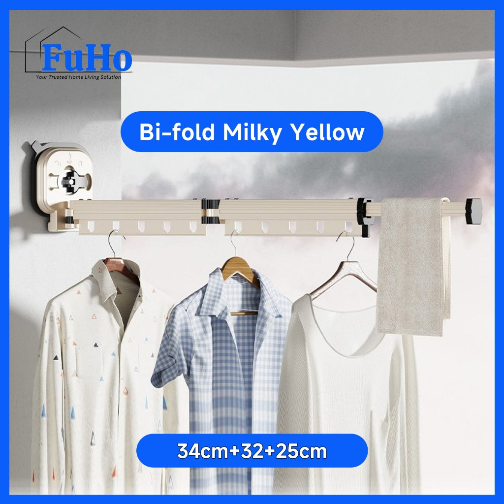 🇸🇬READY STOCK🇸🇬 FuHo Balcony Folding Rack | Drying Rack | Movable Rack | Laundry Rack | Foldable Laundry Rack | (HL0311)