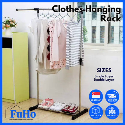 🇸🇬READY STOCK🇸🇬 Fuho Laundry Rack | Clothes Rack | Drying Rack | Drying Clothes Rack | Laundry Basket | (HL0301)