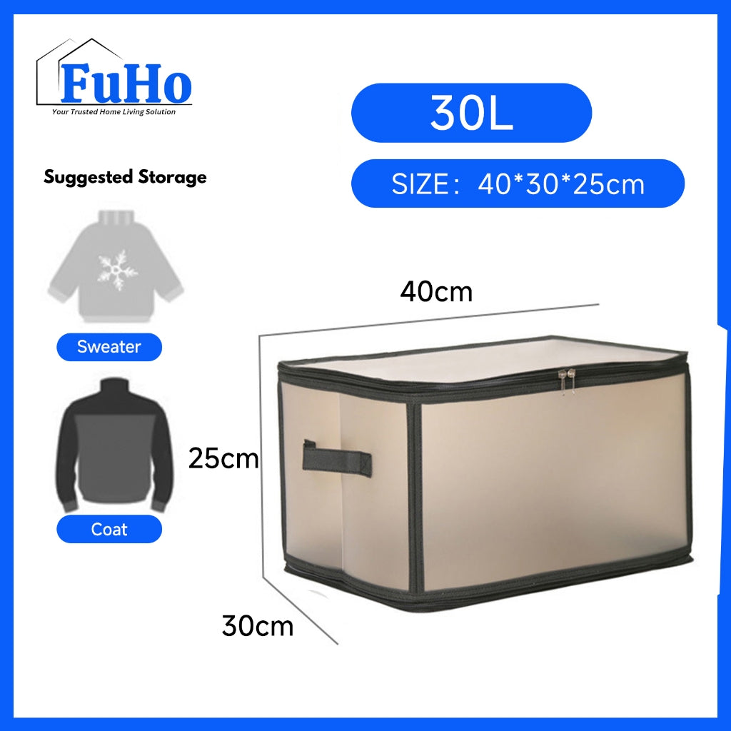 🇸🇬READY STOCK🇸🇬 Fuho Storage Organizer Box | Cotton Linen Box | Laundry Box | Laundry Storage | Container | (HL0301)