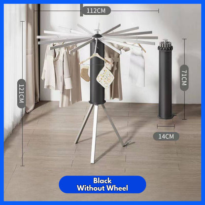 Fuho Octopus Tripod Laundry Clothes Hanging Rack | Portable Hanging Rack | Drying Rack with Pegs | (TL0051)