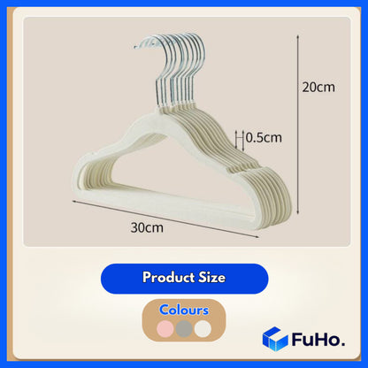 (5pcs) Fuho High Quality Baby Hanger | Flocking Hanger | Hello Kitty Hanger | Kids Hanger | Steel Hanger | (HL0235)