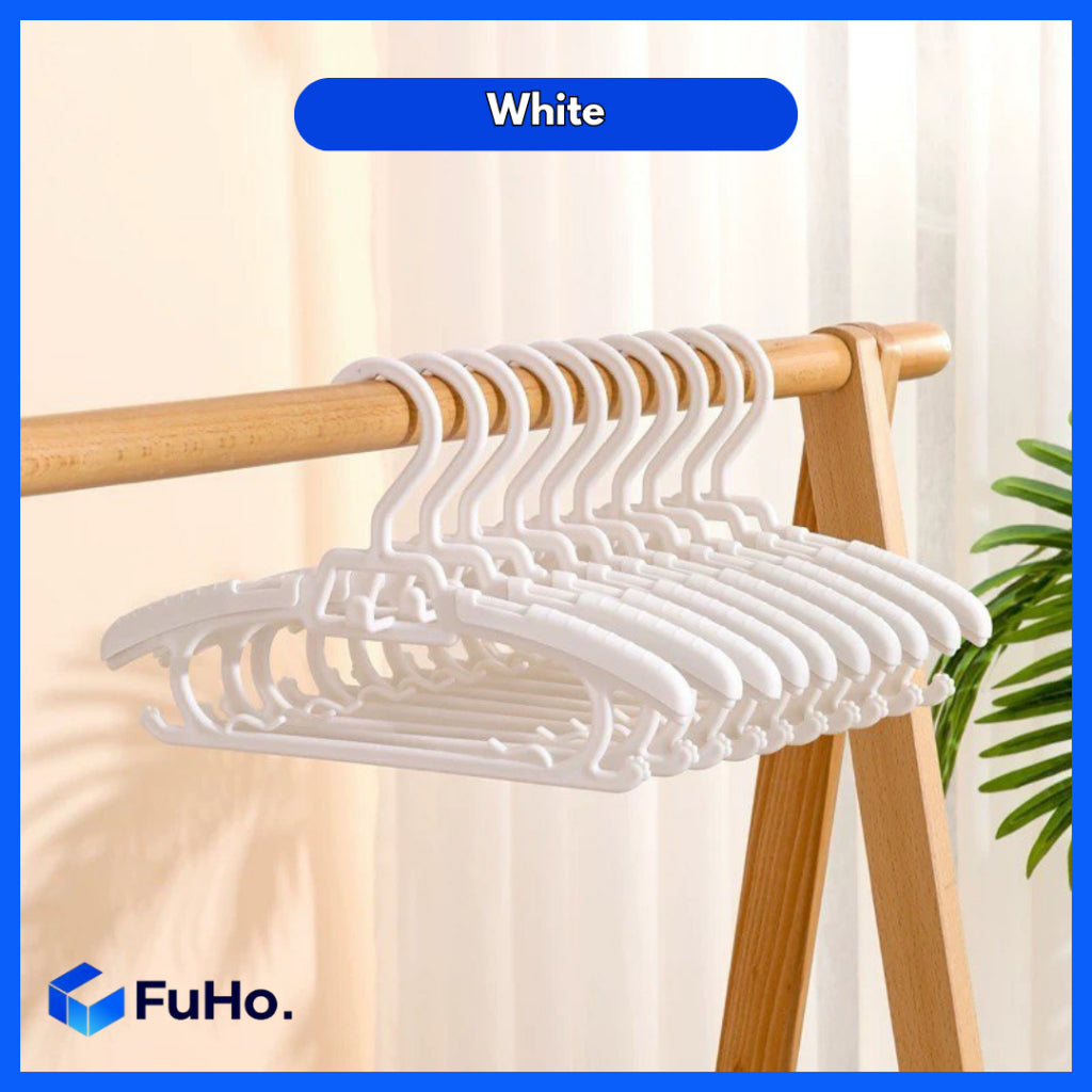 (1pcs) Extendable 2 in1 Kid & Adults Hanger | Clothes Hanger | Hanger | Antislip Hanger | Clip Hanger (HL0236)