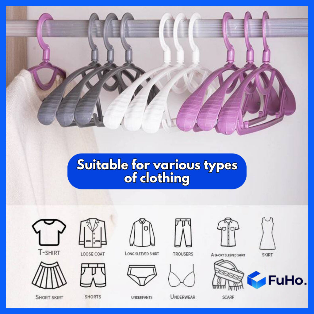 (1pcs) GripGuard Adult Hanger | Hanger with Pegs | Clothes Hanger | Antislip Hanger | Kids Hanger | Hanger (HL0238)