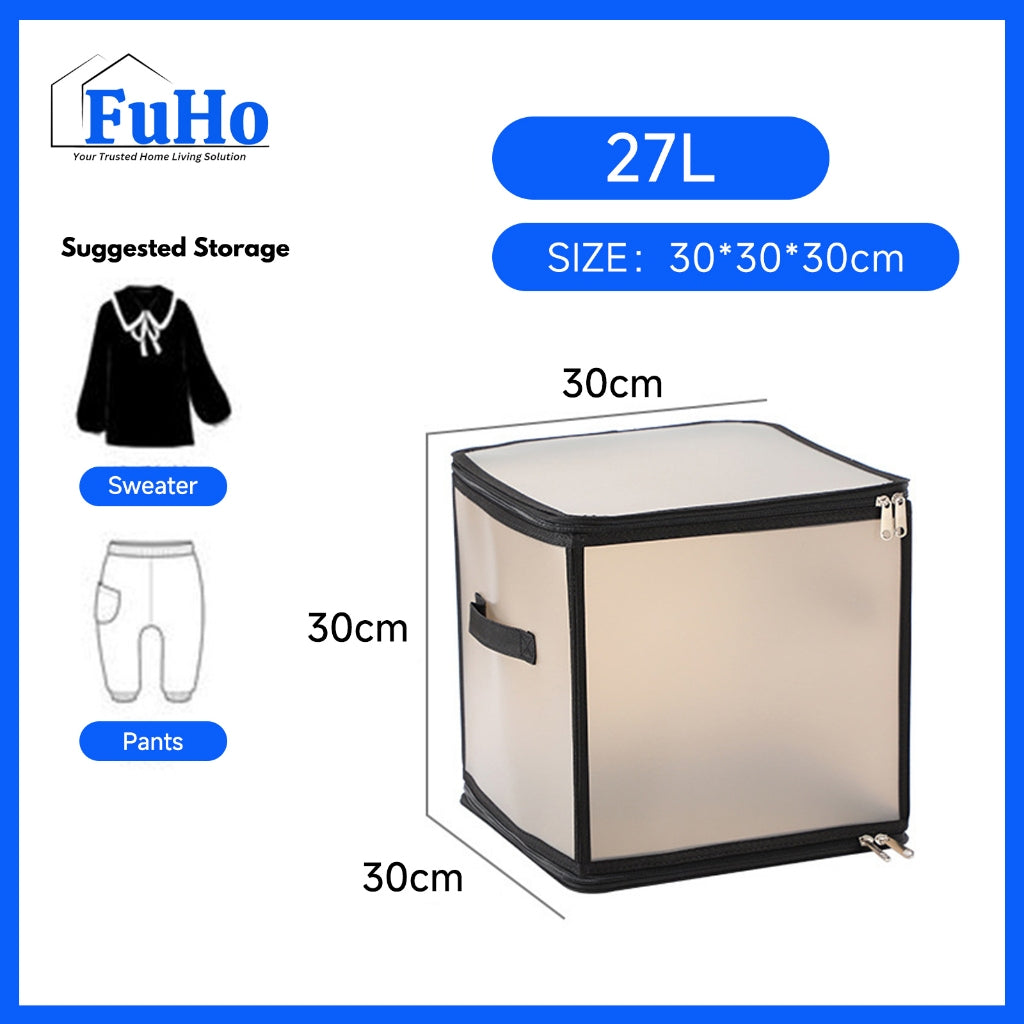 🇸🇬READY STOCK🇸🇬 Fuho Storage Organizer Box | Cotton Linen Box | Laundry Box | Laundry Storage | Container | (HL0301)