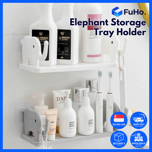 🇸🇬READY STOCK🇸🇬 Fuho Elephant Toilet Rack | Facial Rack | Table Rack | Bathroom Rack | Kitchen Rack | (HL0241)