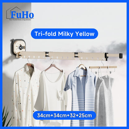 🇸🇬READY STOCK🇸🇬 FuHo Balcony Folding Rack | Drying Rack | Movable Rack | Laundry Rack | Foldable Laundry Rack | (HL0311)