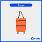🇸🇬READY STOCK🇸🇬 Fuho Fabric Foldable Trolley | Market Trolley | Supermarket Trolley | Portable Trolley (HL0240)