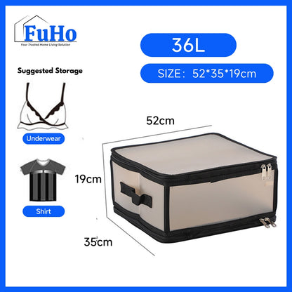 🇸🇬READY STOCK🇸🇬 Fuho Storage Organizer Box | Cotton Linen Box | Laundry Box | Laundry Storage | Container | (HL0301)