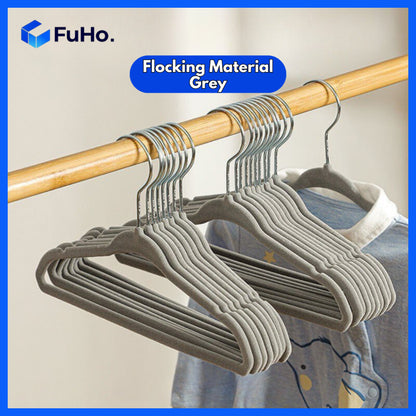 (5pcs) Fuho High Quality Baby Hanger | Flocking Hanger | Hello Kitty Hanger | Kids Hanger | Steel Hanger | (HL0235)