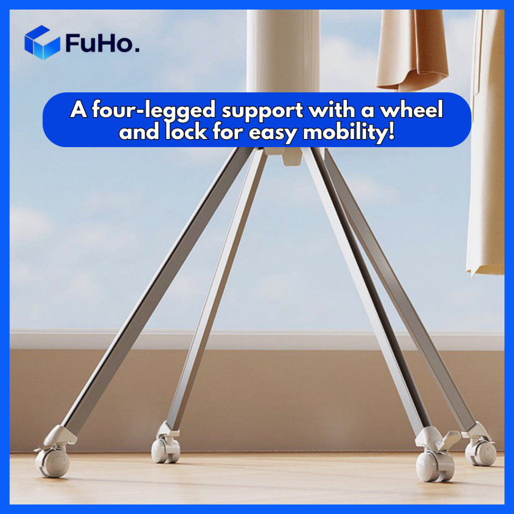 Fuho Octopus Tripod Laundry Clothes Hanging Rack | Portable Hanging Rack | Drying Rack with Pegs | (TL0051)