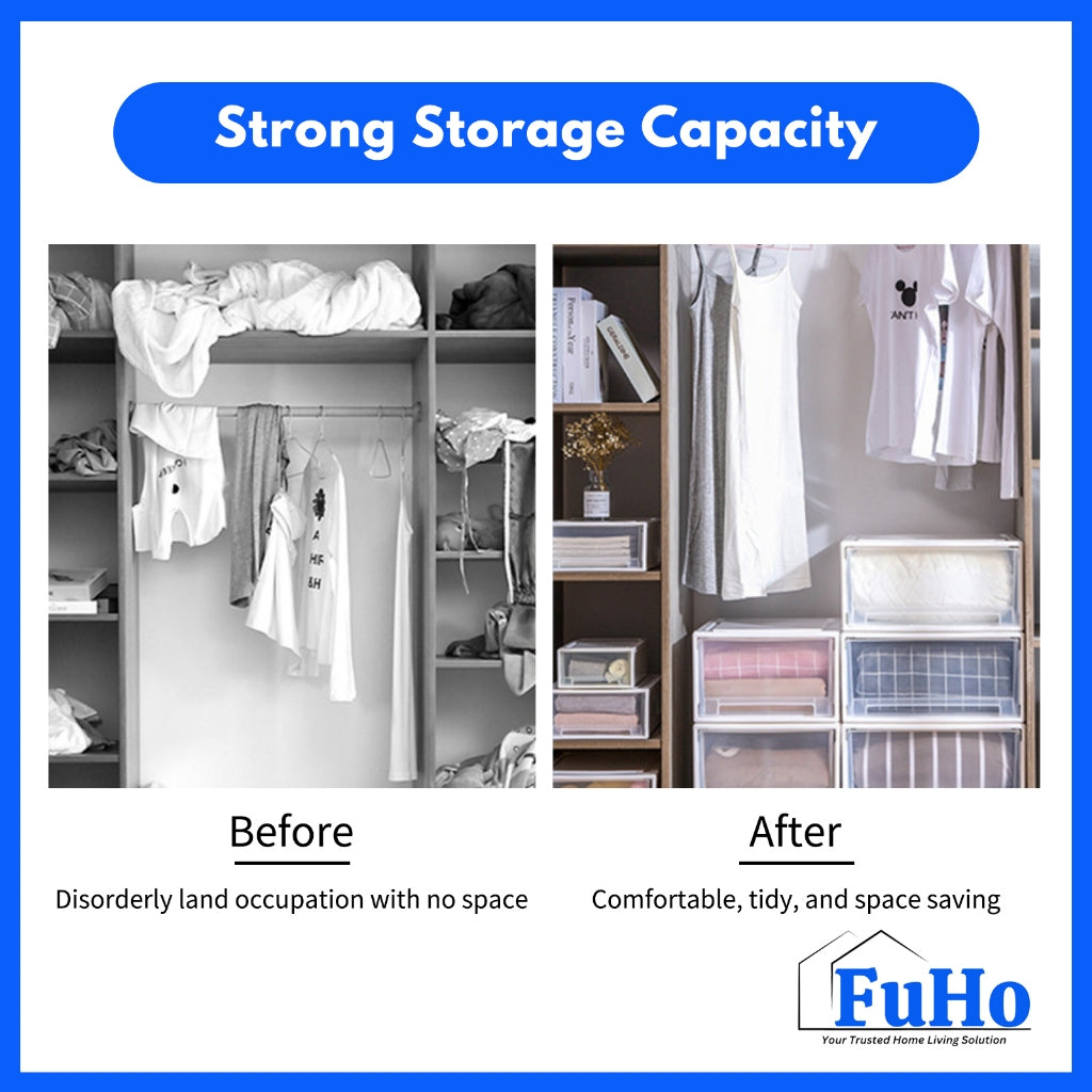 🇸🇬READY STOCK🇸🇬 Fuho Storage Organizer Box | Cotton Linen Box | Laundry Box | Laundry Storage | Container | (HL0301)