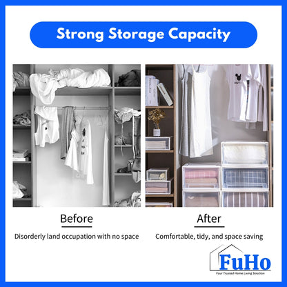 🇸🇬READY STOCK🇸🇬 Fuho Storage Organizer Box | Cotton Linen Box | Laundry Box | Laundry Storage | Container | (HL0301)