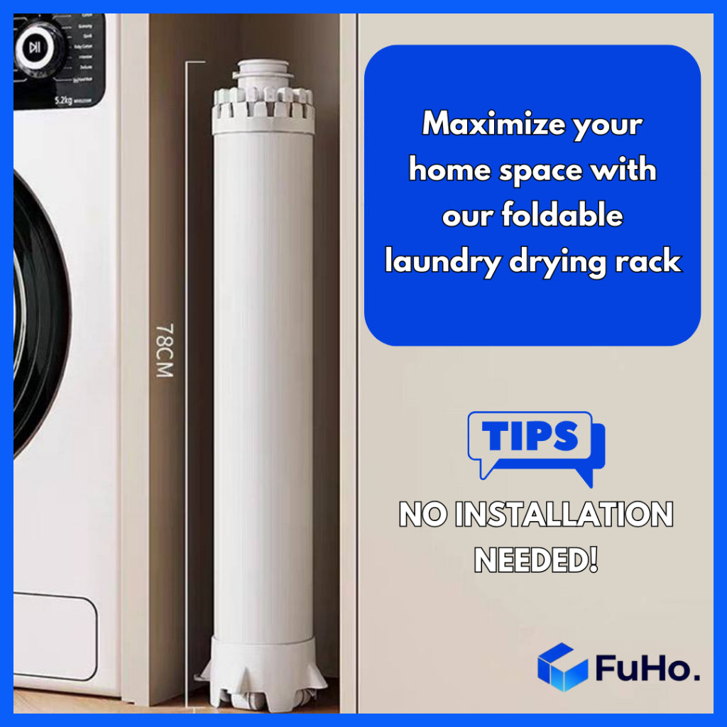 Fuho Octopus Tripod Laundry Clothes Hanging Rack | Portable Hanging Rack | Drying Rack with Pegs | (TL0051)