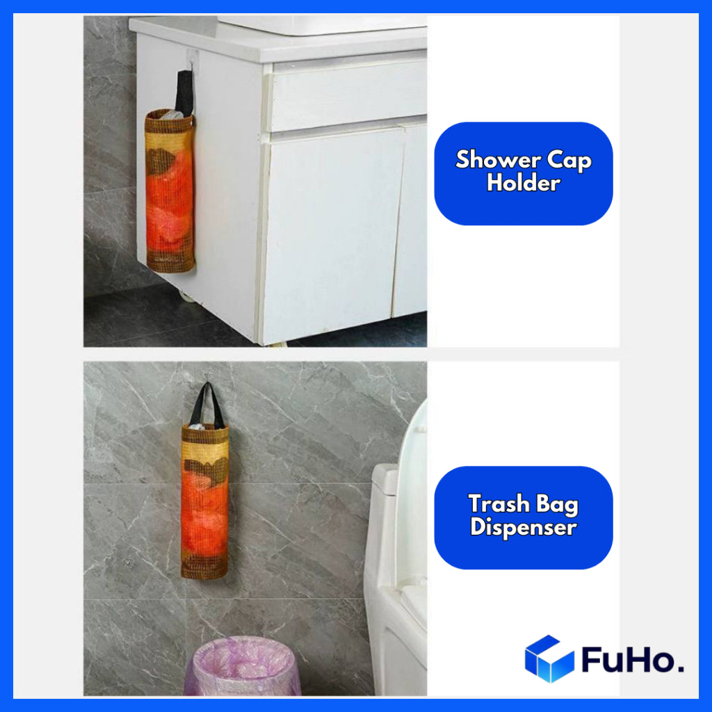 🇸🇬READY STOCK🇸🇬 Fuho Plastic Bag Holder | Plastic Storage Holder | Trash Bag | Plastic Bag | Storage Holder (KIT0077)