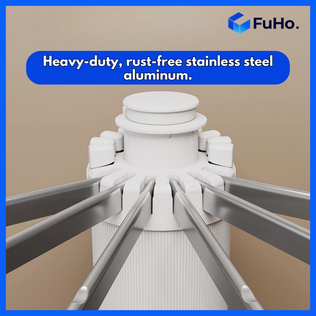 Fuho Octopus Tripod Laundry Clothes Hanging Rack | Portable Hanging Rack | Drying Rack with Pegs | (TL0051)