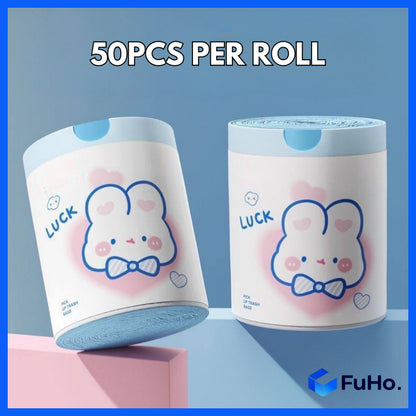 🇸🇬READY STOCK🇸🇬 Fuho 50pcs Trash Bag | Heavy Duty Trash Bag | Dustin | Plastic Bags | Recycling Bag (HL0231)