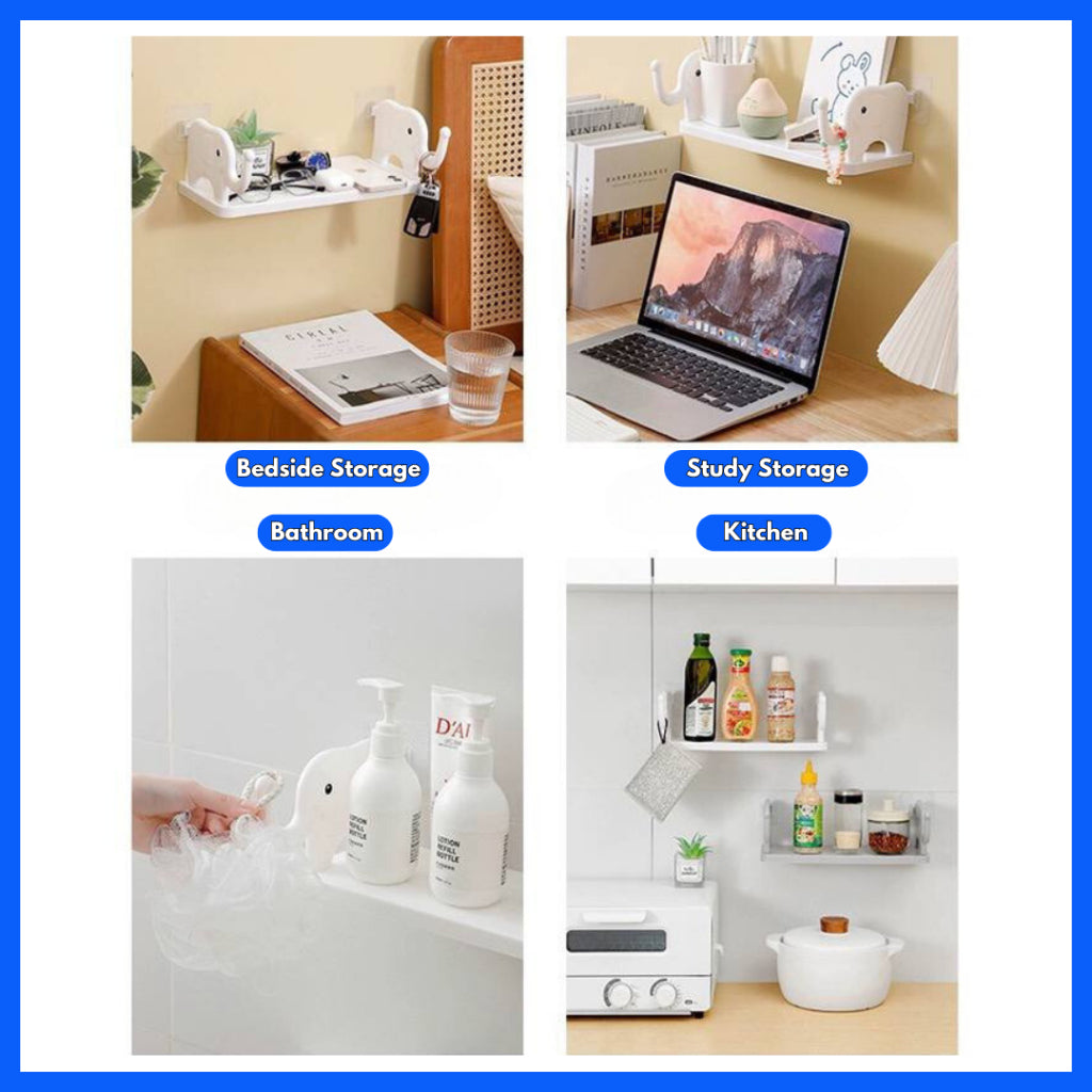 🇸🇬READY STOCK🇸🇬 Fuho Elephant Toilet Rack | Facial Rack | Table Rack | Bathroom Rack | Kitchen Rack | (HL0241)