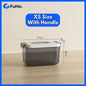 🇸🇬READY STOCK🇸🇬 Fuho Black Organiser Box | Storage Box | Plastic Container | Storage Box with Handle | (HL0242)