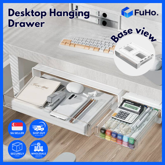 🇸🇬READY STOCK🇸🇬 Fuho Desktop Hanging Drawer | Desktop Organizer | Desktop Cabinet | Desktop Storage Drawer | (HL0245)