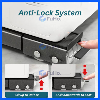 🇸🇬READY STOCK🇸🇬 Fuho 24 Wheels 360° Washing Machine Stand | Refrigerator Stand | Heavy Duty Stand | Moveable | (TL0054)