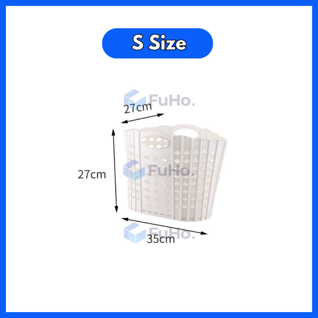 🇸🇬READY STOCK🇸🇬 FuHo Collapsible Laundry Basket || Strong Material Basket || 4 Colors Basket