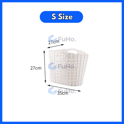 🇸🇬READY STOCK🇸🇬 FuHo Collapsible Laundry Basket || Strong Material Basket || 4 Colors Basket
