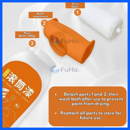 🇸🇬READY STOCK🇸🇬 Fuho Portable Wall Paint Roller | Wall Paint | Nippon Paint | Raffles Paint | Limewash | (HL0239)