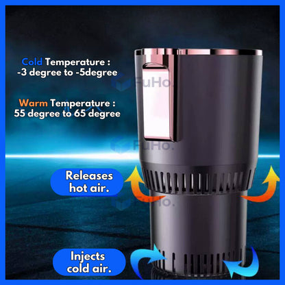 🇸🇬READY STOCK🇸🇬 Fuho Smart Cooling and Heating Beverage Holder | Thermal Bottle Heater | Baby Bottle Heater | (HL0243)