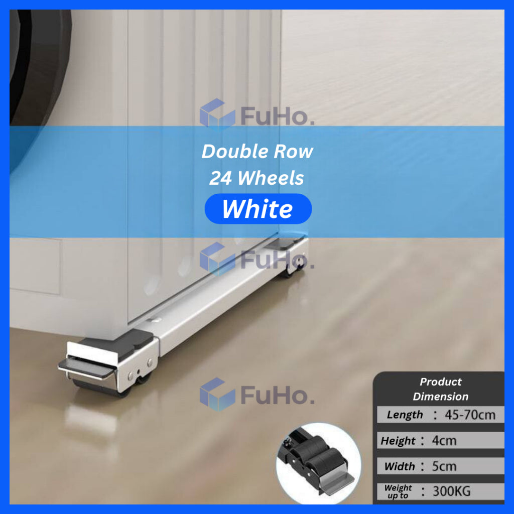 🇸🇬READY STOCK🇸🇬 Fuho 24 Wheels 360° Washing Machine Stand | Refrigerator Stand | Heavy Duty Stand | Moveable | (TL0054)