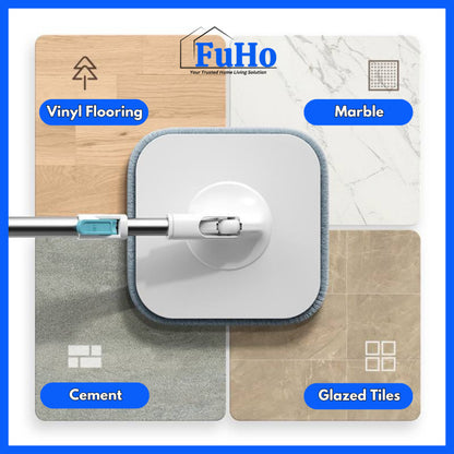 🇸🇬READY STOCK🇸🇬 FuHo 360° Mop Separator With Pail | Water Separator | Spin Mop | Mop Bucket | (HL0251)