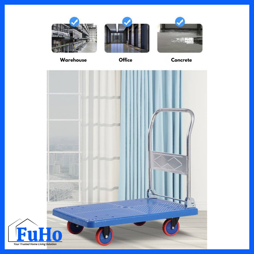 🇸🇬READY STOCK🇸🇬 FuHo Industrial Heavy Duty Foldable Trolley | Warehouse Trolley | Pre Star Trolley | (IND0016)