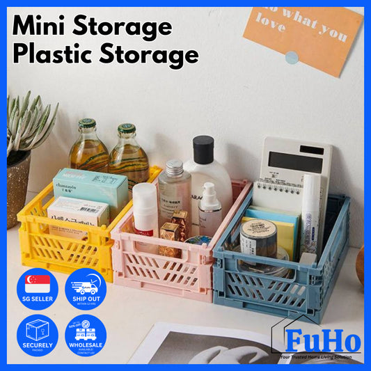 🇸🇬READY STOCK🇸🇬 FuHo Mini Plastic Storage Box | Industrial Crate | Storge Box | Storeroom Box | IKEA Box | (HL0255)