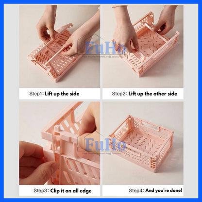🇸🇬READY STOCK🇸🇬 FuHo Mini Plastic Storage Box | Industrial Crate | Storge Box | Storeroom Box | IKEA Box | (HL0255)