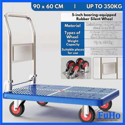 🇸🇬READY STOCK🇸🇬 FuHo Industrial Heavy Duty Foldable Trolley | Warehouse Trolley | Pre Star Trolley | (IND0016)