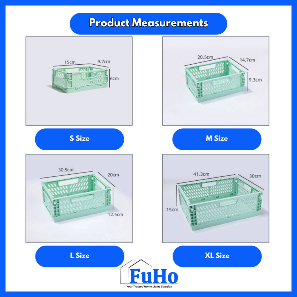🇸🇬READY STOCK🇸🇬 FuHo Mini Plastic Storage Box | Industrial Crate | Storge Box | Storeroom Box | IKEA Box | (HL0255)