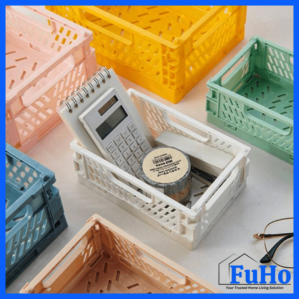 🇸🇬READY STOCK🇸🇬 FuHo Mini Plastic Storage Box | Industrial Crate | Storge Box | Storeroom Box | IKEA Box | (HL0255)
