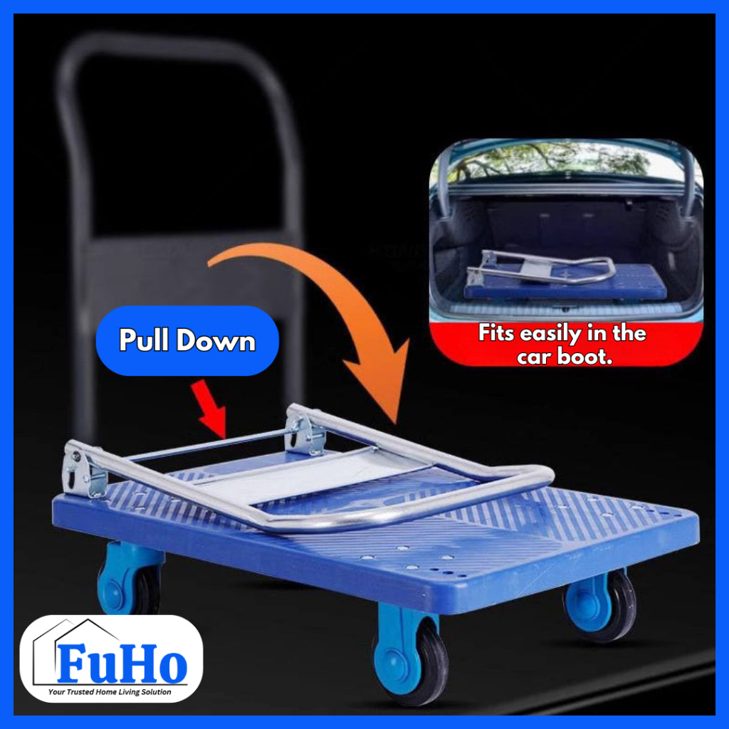 🇸🇬READY STOCK🇸🇬 FuHo Industrial Heavy Duty Foldable Trolley | Warehouse Trolley | Pre Star Trolley | (IND0016)