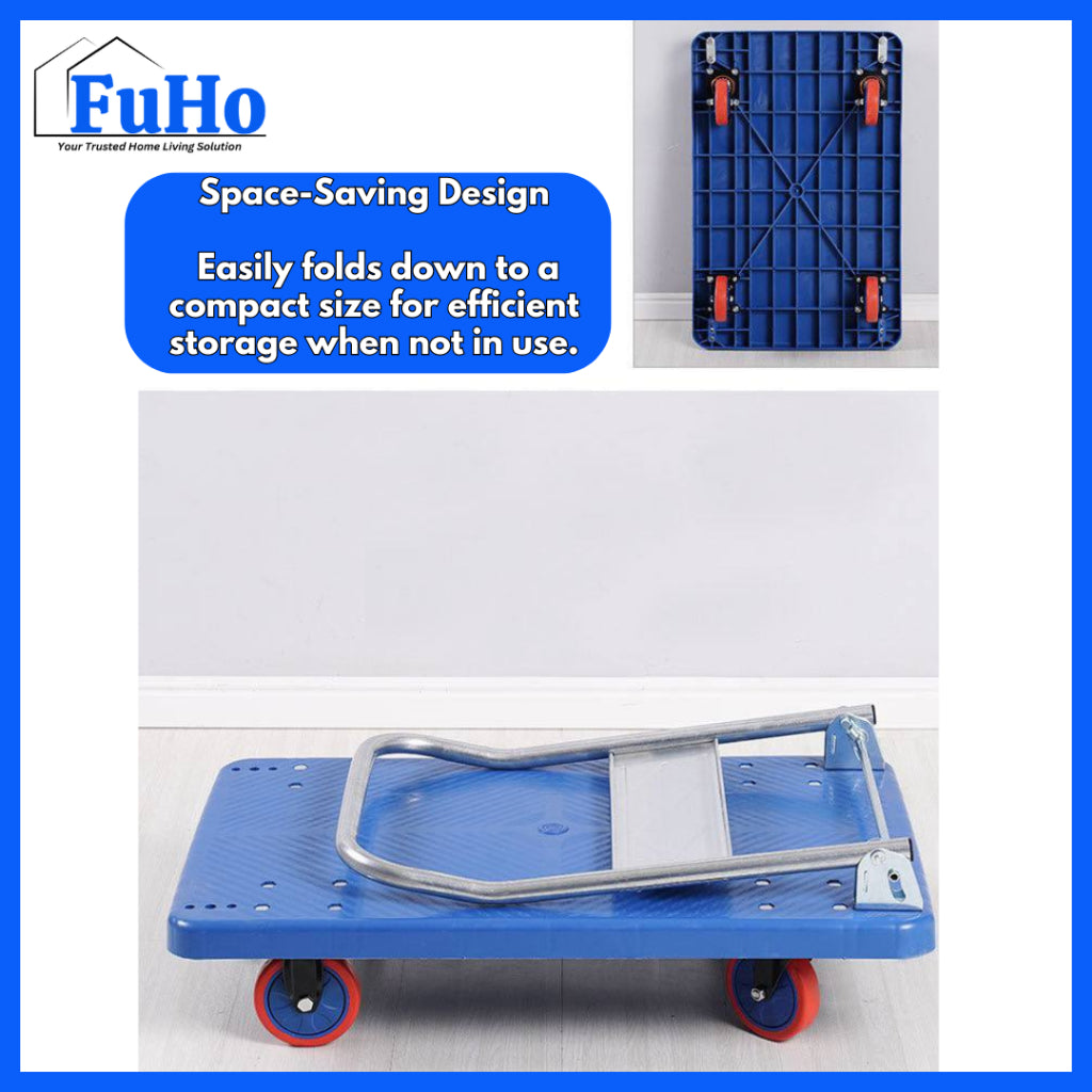 🇸🇬READY STOCK🇸🇬 FuHo Industrial Heavy Duty Foldable Trolley | Warehouse Trolley | Pre Star Trolley | (IND0016)