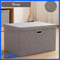 🇸🇬READY STOCK🇸🇬 FuHo Foldable Cotton Linen Storage Box | Storage Box | Collapsible Storage Box | (HL0257)