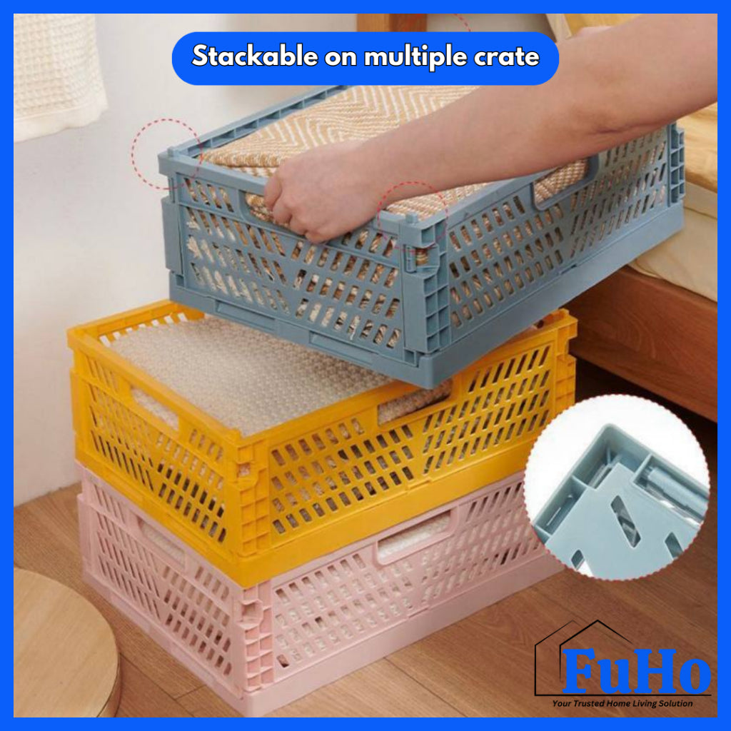 🇸🇬READY STOCK🇸🇬 FuHo Mini Plastic Storage Box | Industrial Crate | Storge Box | Storeroom Box | IKEA Box | (HL0255)